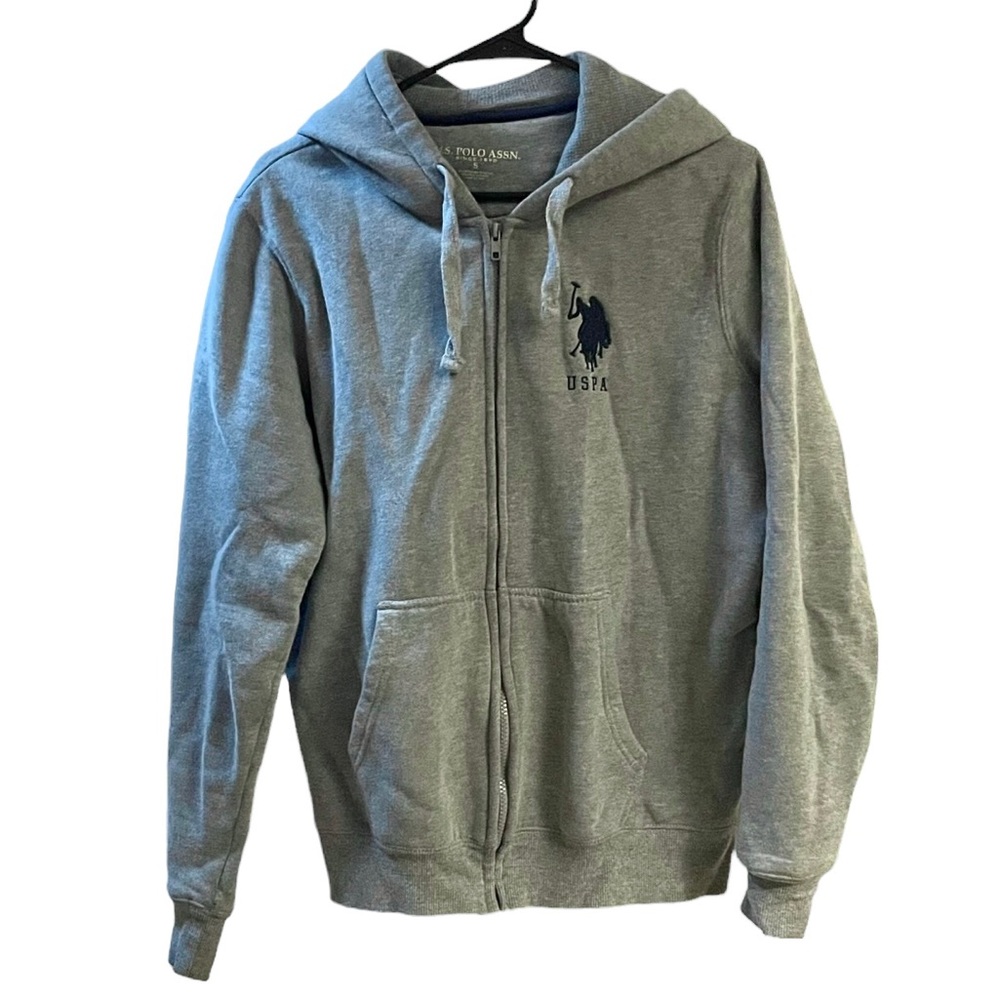 US Polo Association Zip Up Hoodie Size Small
